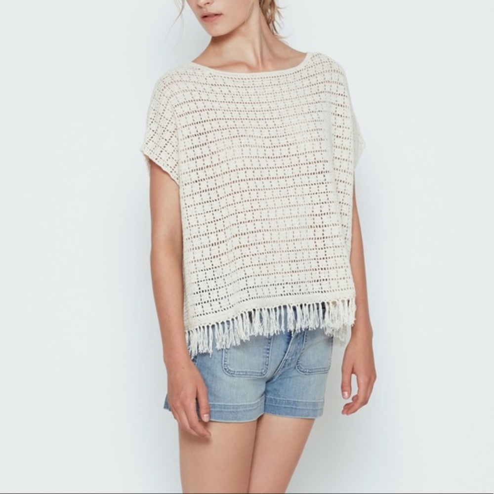 Joie crochet knit top